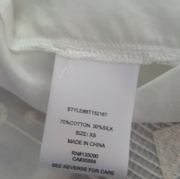 Cotton/Silk boho top - Picture 6 of 7